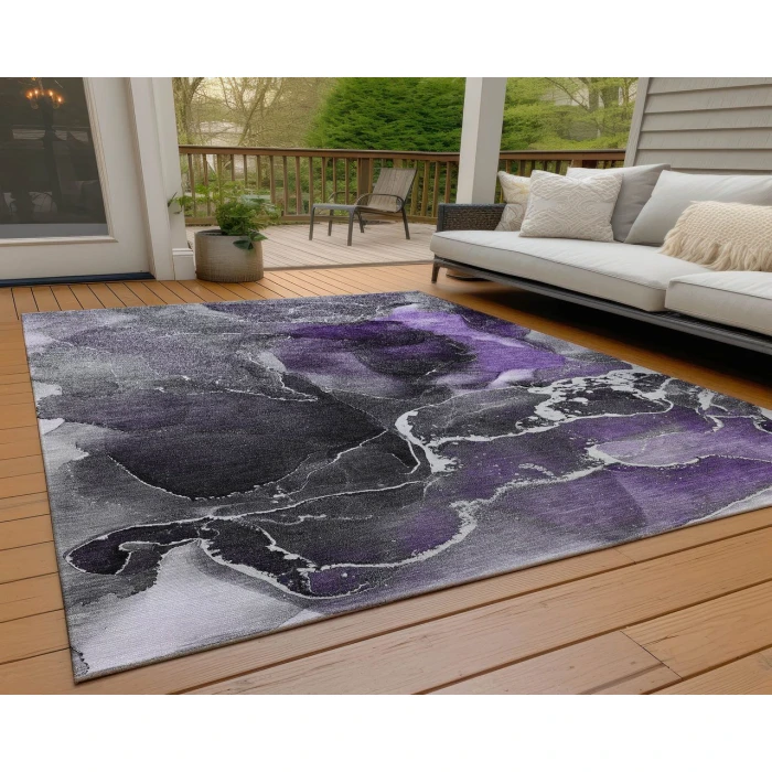 Chantille ACN503 Purple 8' x 10' Rug