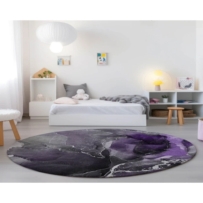 Chantille ACN503 Purple 8' x 8' Rug