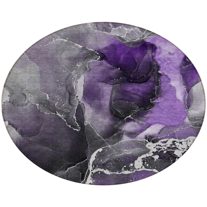 Chantille ACN503 Purple 8' x 8' Rug