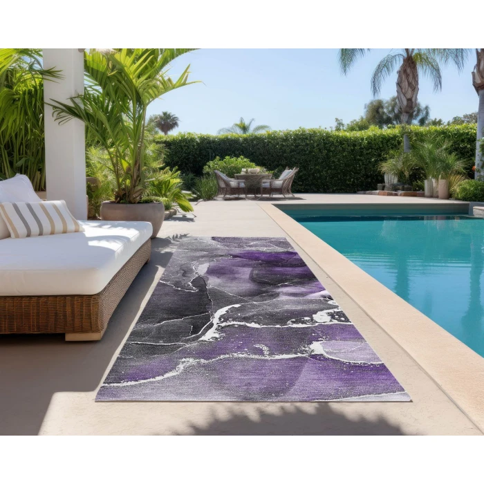 Chantille ACN503 Purple 2'3" x 7'6" Rug