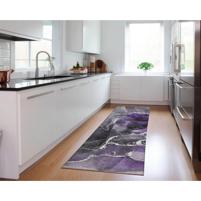 Chantille ACN503 Purple 2'3" x 7'6" Rug