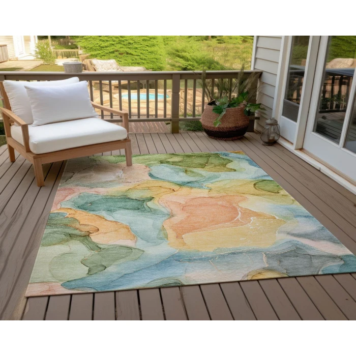 Chantille ACN504 Blue 8' x 10' Rug