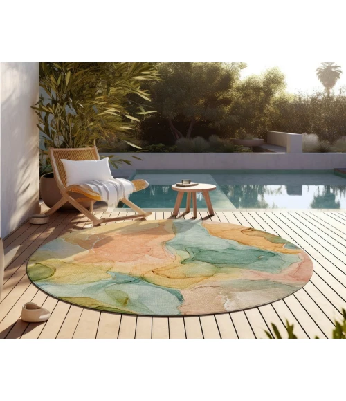 Chantille ACN504 Blue 8' x 8' Rug