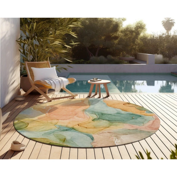Chantille ACN504 Blue 8' x 8' Rug