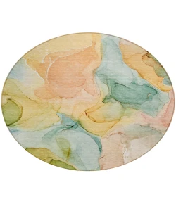 Addison Chantille ACN504 Blue 8 ft. x 8 ft. Round Rug