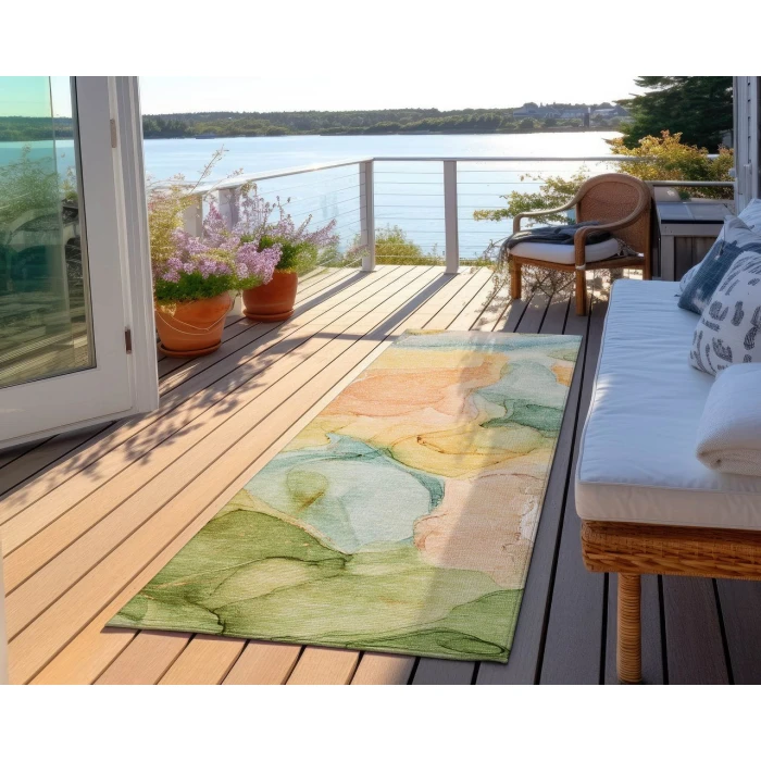 Chantille ACN504 Blue 2'3" x 7'6" Rug