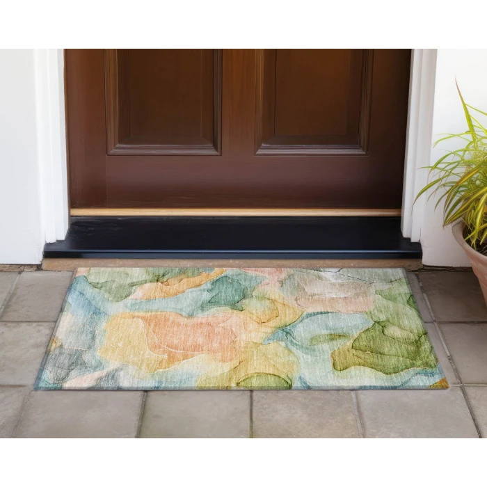 Chantille ACN504 Blue 1'8" x 2'6" Rug