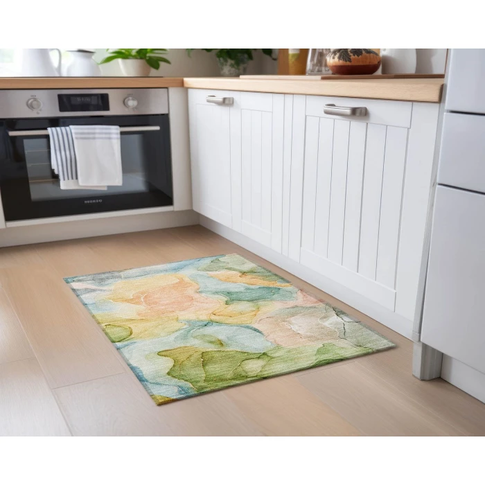 Chantille ACN504 Blue 1'8" x 2'6" Rug