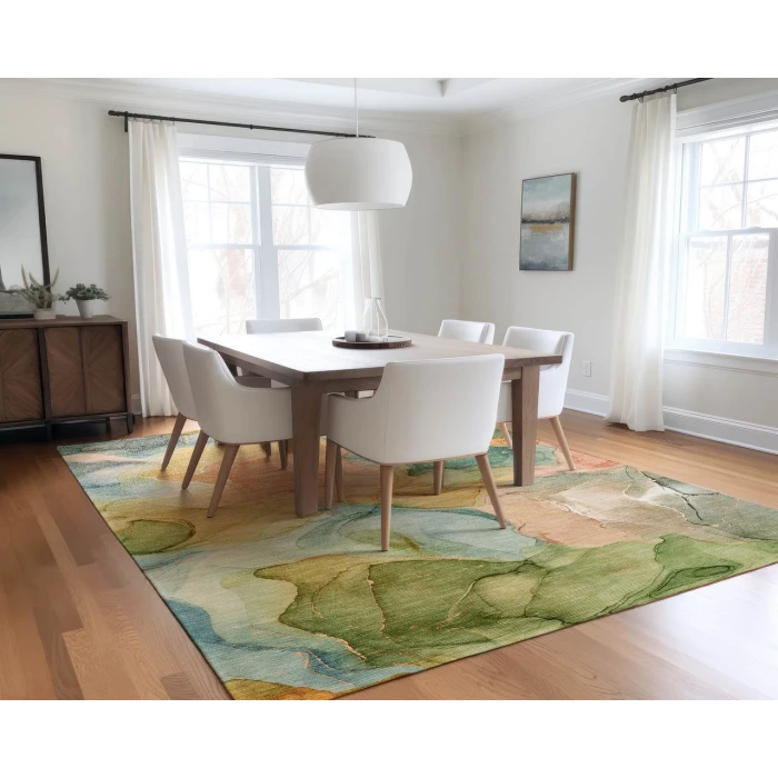 Chantille ACN504 Blue 8' x 10' Rug
