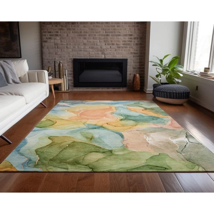 Chantille ACN504 Blue 8' x 10' Rug