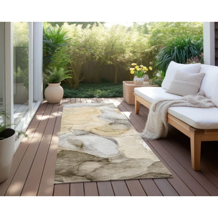 Chantille ACN504 Brown 2'3" x 7'6" Rug