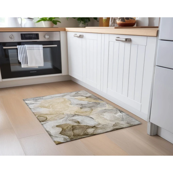 Chantille ACN504 Brown 1'8" x 2'6" Rug