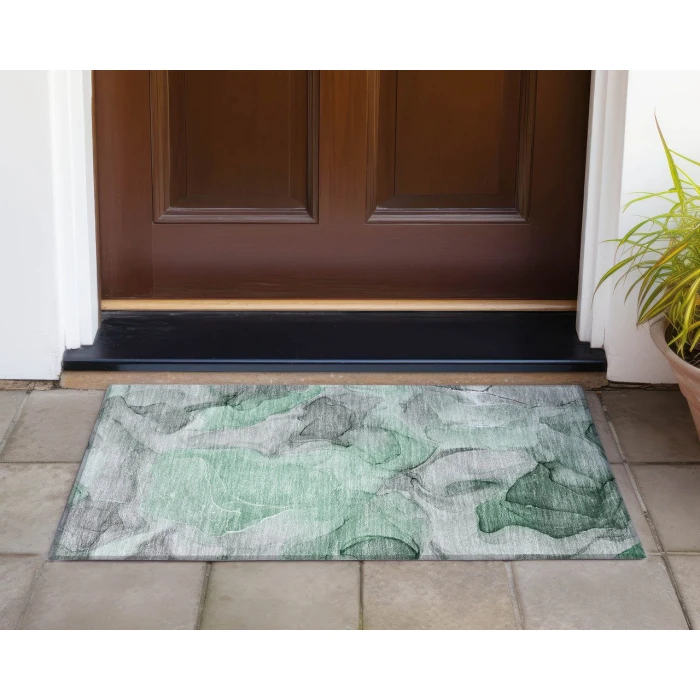 Chantille ACN504 Green 1'8" x 2'6" Rug
