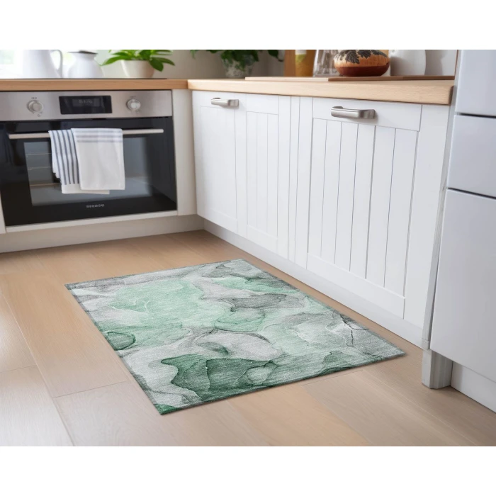 Chantille ACN504 Green 1'8" x 2'6" Rug