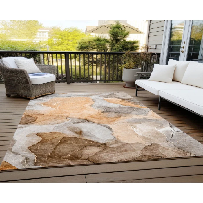 Chantille ACN504 Orange 9' x 12' Rug