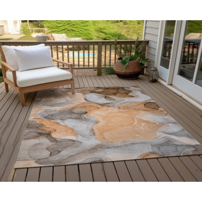 Chantille ACN504 Orange 9' x 12' Rug