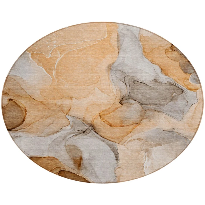 Chantille ACN504 Orange 8' x 8' Rug