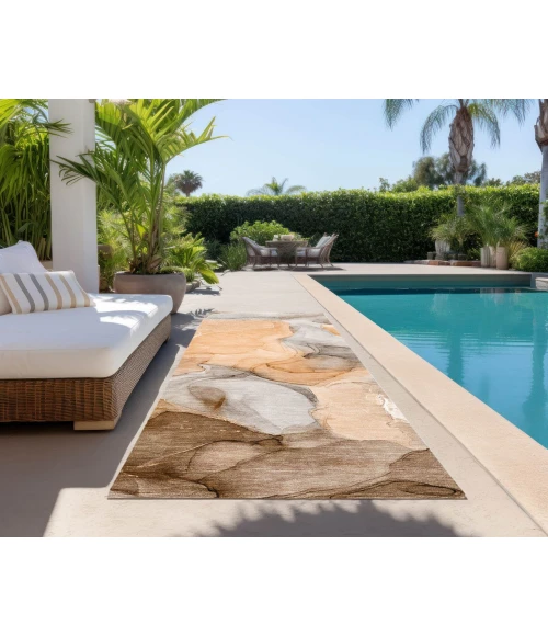 Chantille ACN504 Orange 2'3" x 7'6" Rug