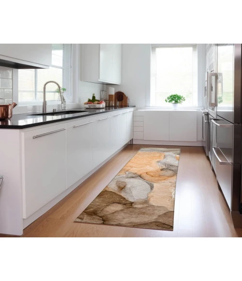 Chantille ACN504 Orange 2'3" x 7'6" Rug