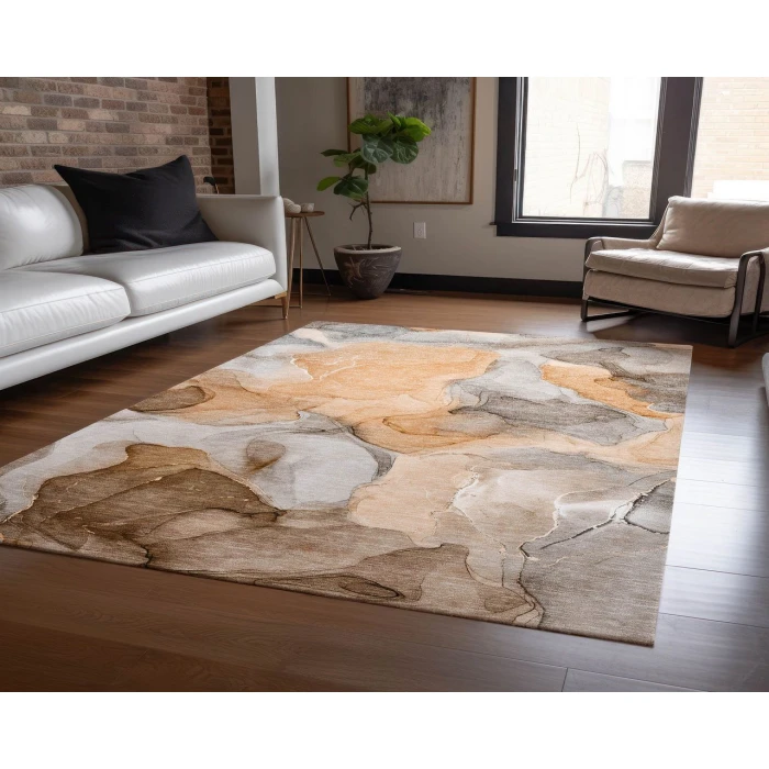 Chantille ACN504 Orange 9' x 12' Rug