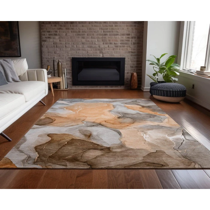 Chantille ACN504 Orange 9' x 12' Rug