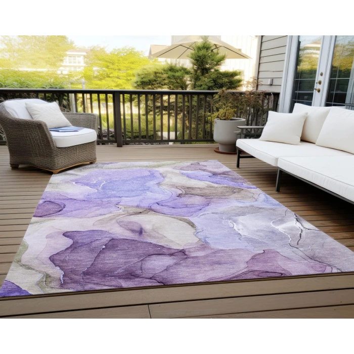 Chantille ACN504 Purple 8' x 10' Rug