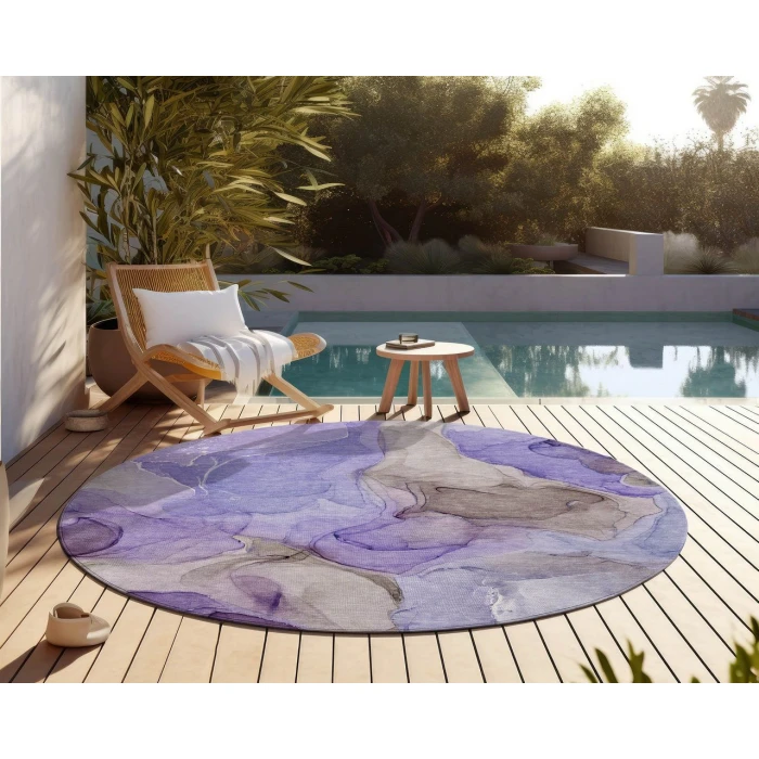 Chantille ACN504 Purple 8' x 8' Rug