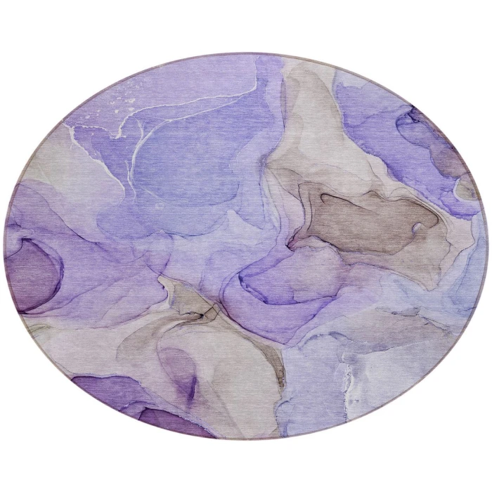 Chantille ACN504 Purple 8' x 8' Rug
