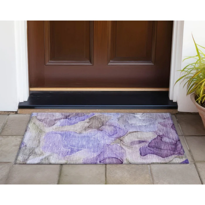 Chantille ACN504 Purple 1'8" x 2'6" Rug