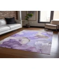 Chantille ACN504 Purple 3' x 5' Rug