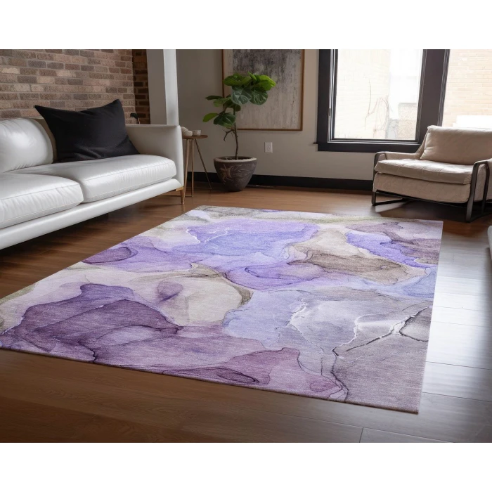 Chantille ACN504 Purple 8' x 10' Rug