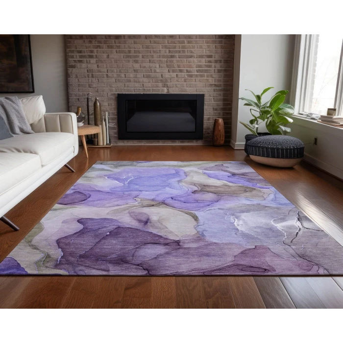 Chantille ACN504 Purple 8' x 10' Rug