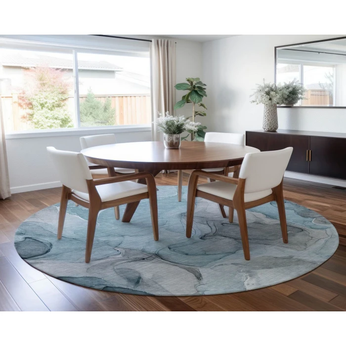 Chantille ACN504 Teal 8' x 8' Rug