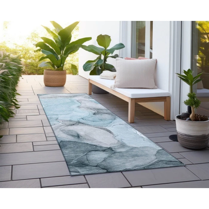 Chantille ACN504 Teal 2'3" x 7'6" Rug