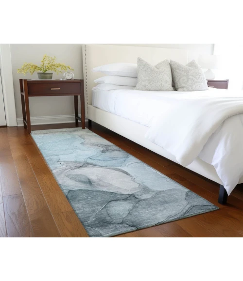 Chantille ACN504 Teal 2'3" x 7'6" Rug