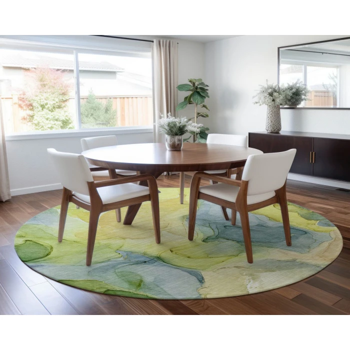Chantille ACN504 Yellow 8' x 8' Rug
