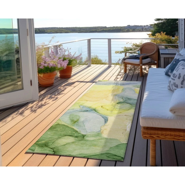 Chantille ACN504 Yellow 2'3" x 7'6" Rug