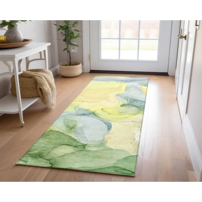 Chantille ACN504 Yellow 2'3" x 7'6" Rug