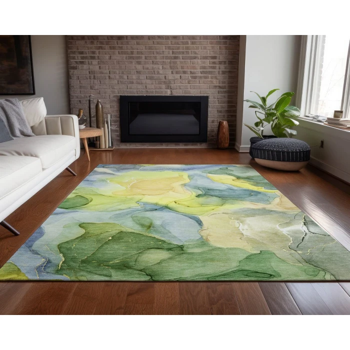 Chantille ACN504 Yellow 8' x 10' Rug