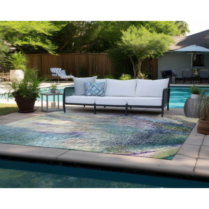 Chantille ACN505 Blue 2'6" x 3'10" Rug