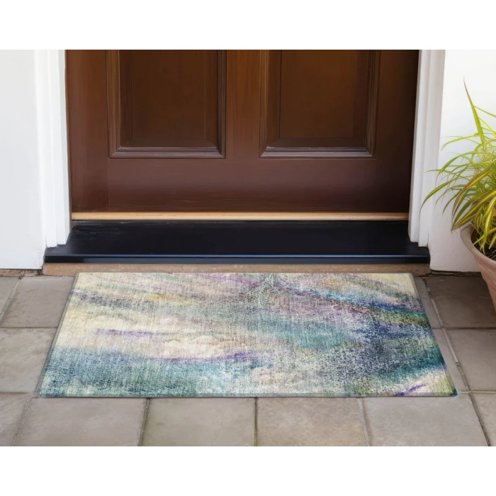 Chantille ACN505 Blue 1'8" x 2'6" Rug