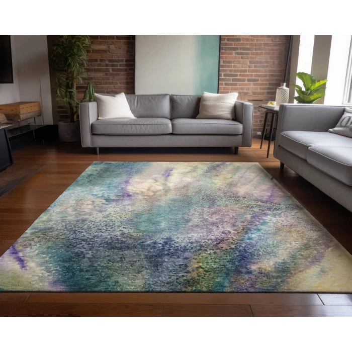 Chantille ACN505 Blue 2'6" x 3'10" Rug