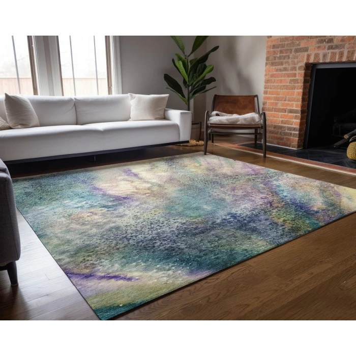 Chantille ACN505 Blue 2'6" x 3'10" Rug