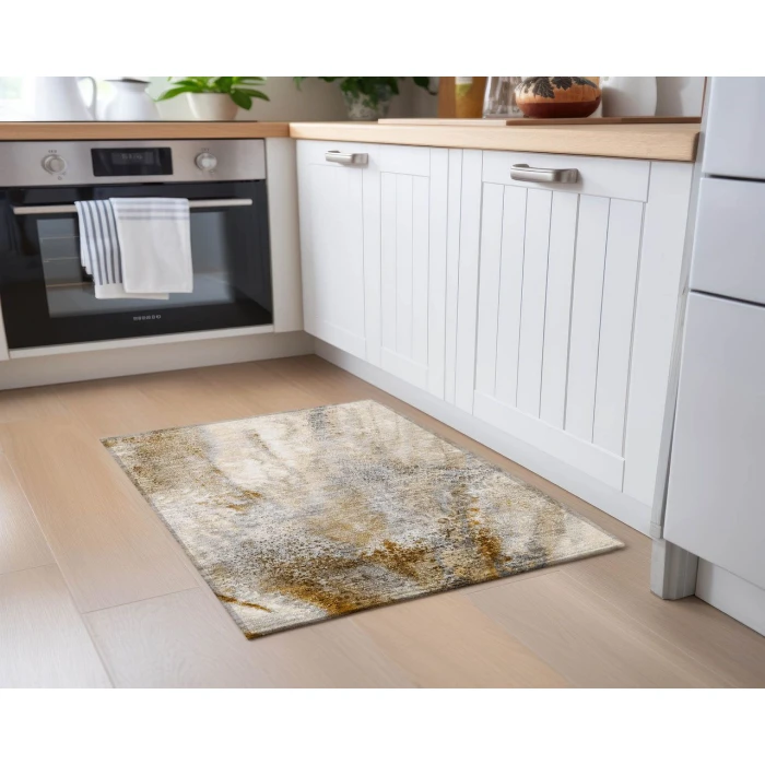 Chantille ACN505 Brown 1'8" x 2'6" Rug