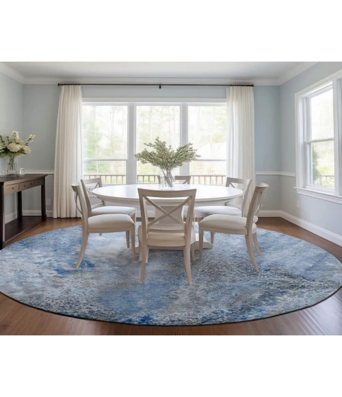 Chantille ACN505 Navy 8' x 8' Rug