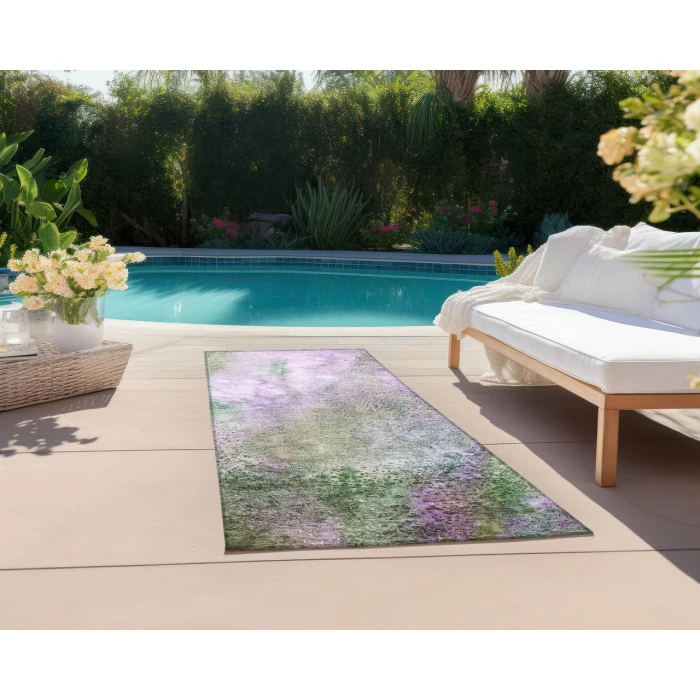 Chantille ACN505 Purple 2'3" x 7'6" Rug