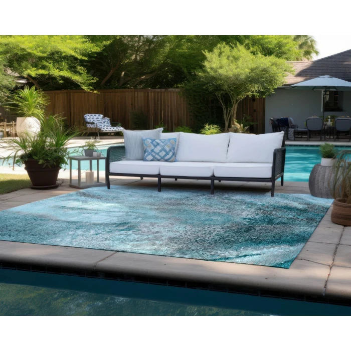 Chantille ACN505 Teal 9' x 12' Rug