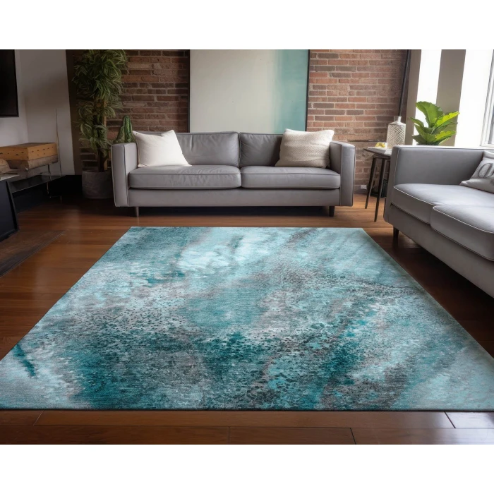 Chantille ACN505 Teal 9' x 12' Rug