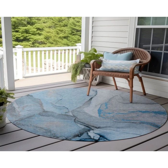Chantille ACN506 Blue 8' x 8' Rug