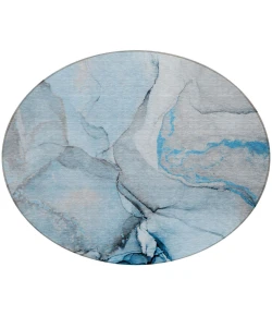 Addison Chantille ACN506 Blue 8 ft. x 8 ft. Round Rug